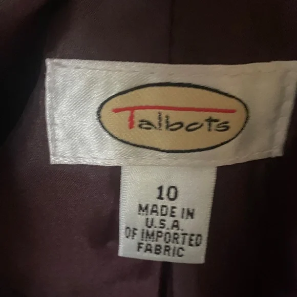 Talbots  Plaid Women's Blazer - Picture 11 of 11